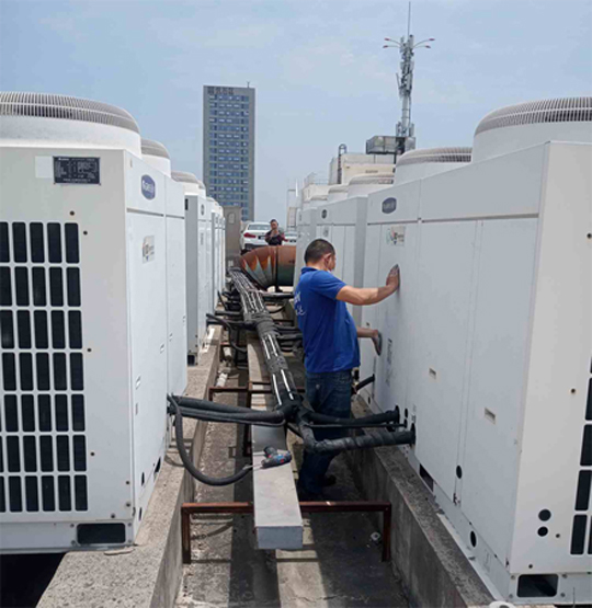 鄂尔多斯市中央空调制热和不制冷系统维修方法